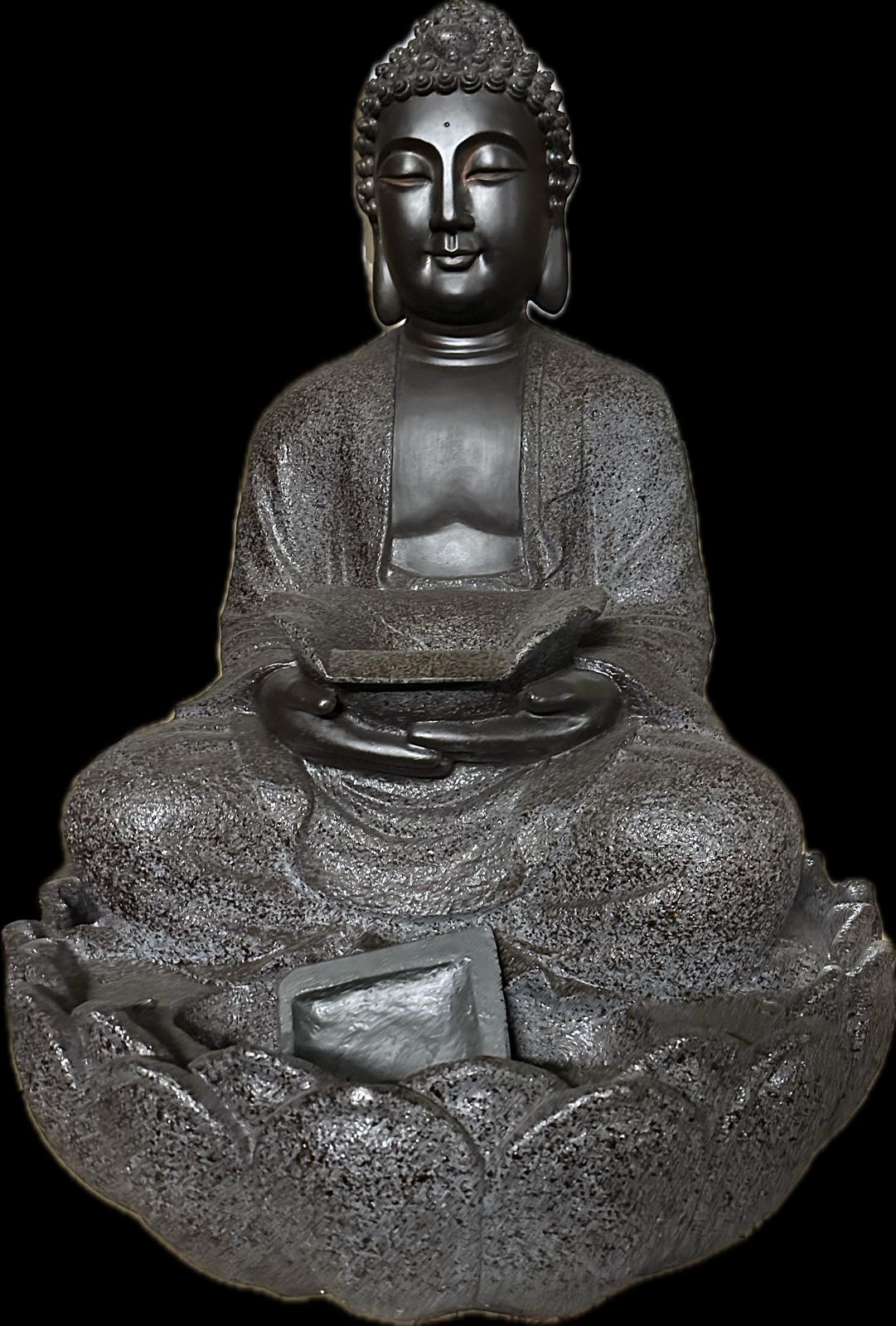 Waterval - Fontein - Waterornament - 95cm hoog - Boeddha - inclusief pomp en verlichting