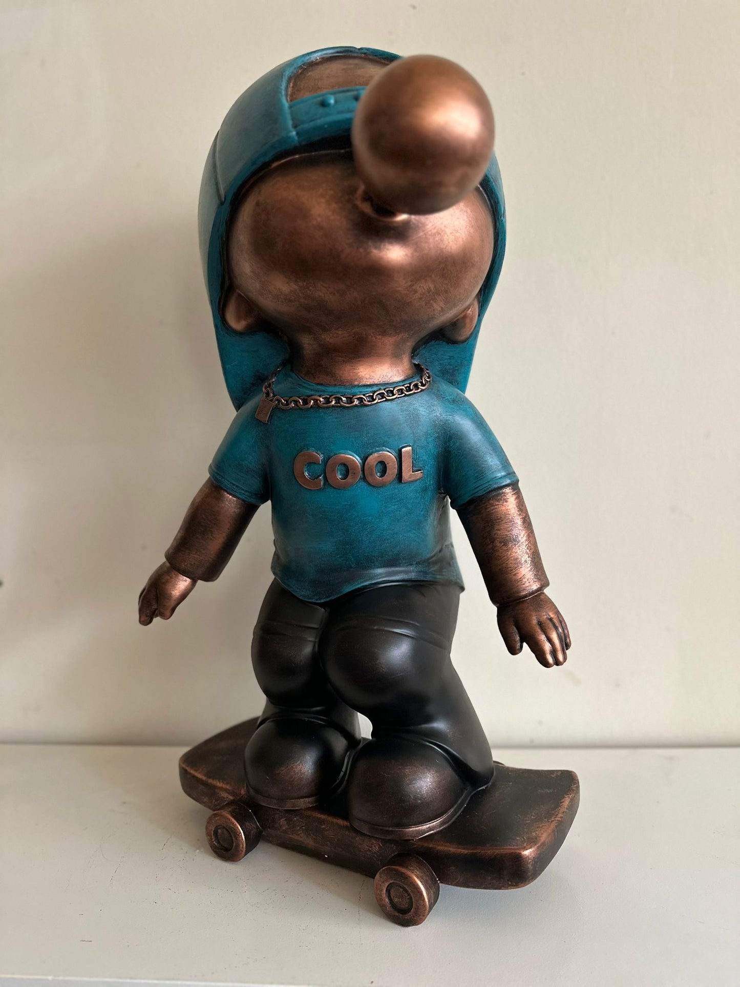 Goodyz - Fun serie - Bubble Boy - Bubble Gum Boy - Bubble Gum Skater - Blauw - 70cm hoog