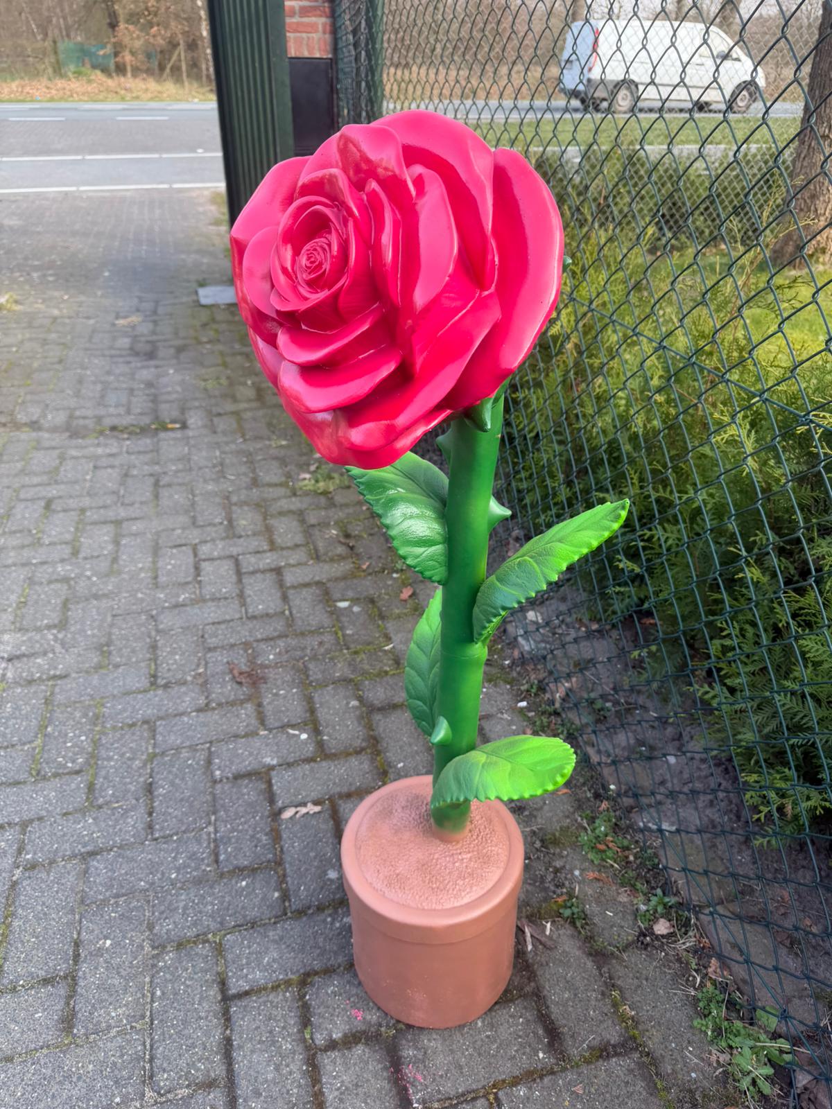 Bloemen - Roos - Rozen - 110cm hoog - diversen kleuren