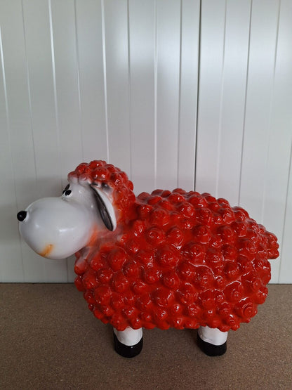 Bol schaapje in diverse kleuren (40cm lang)