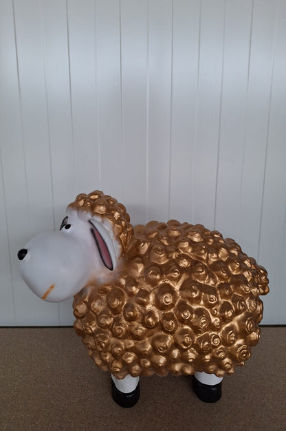 Bol schaapje in diverse kleuren (40cm lang)