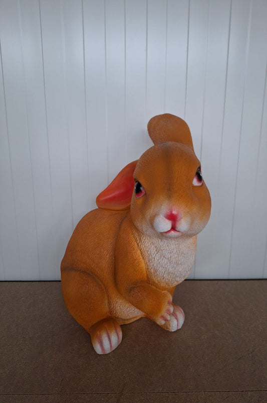 Konijn - konijnen - zittend - bruin - 40cm hoog