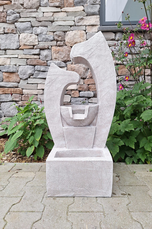 Waterval - Fontein - Waterornament - 85cm hoog - modern - inclusief pomp en verlichting