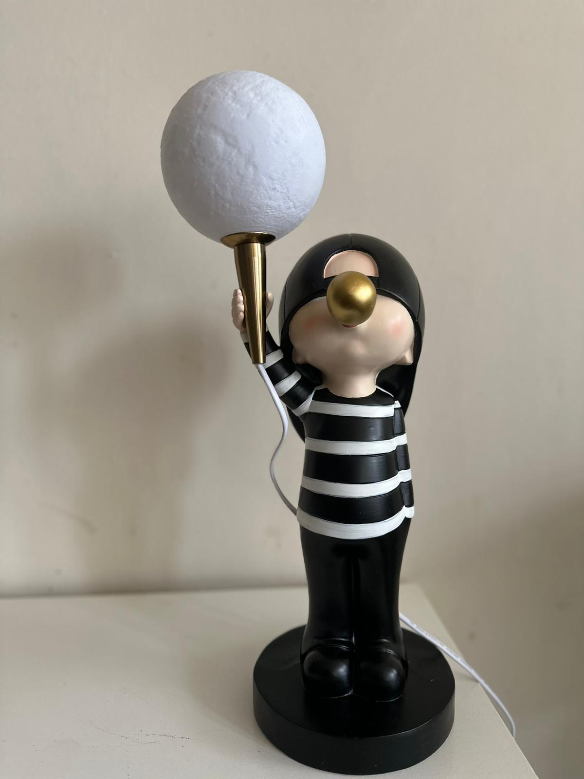 Bubble Boy - Bubble Gum Boy - met verlichting - 50cm hoog