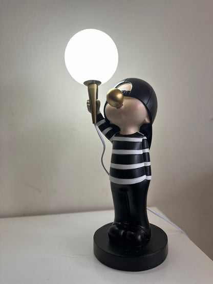 Bubble Boy - Bubble Gum Boy - met verlichting - 50cm hoog