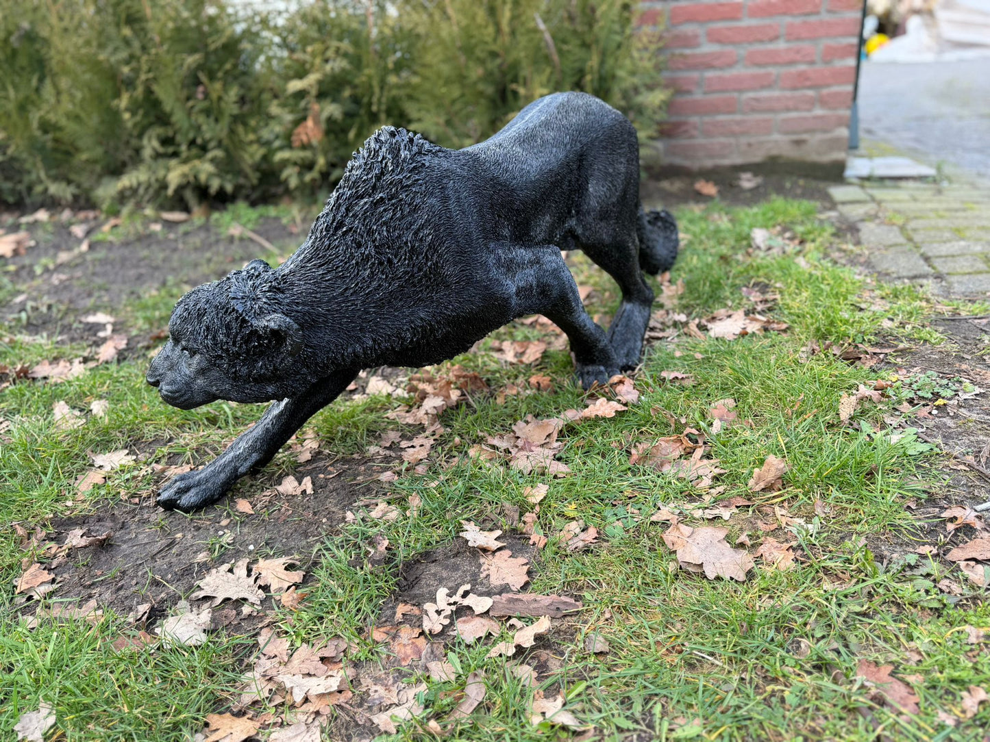 Panter - jachtluipaard - staand - 130cm lang