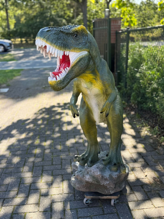 Dinosaurus serie - Dinosaurus - T-Rex - 135cm hoog en 200cm lang toegevoegd