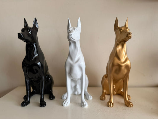 Stijlvolle Dobermann (40cm hoog)