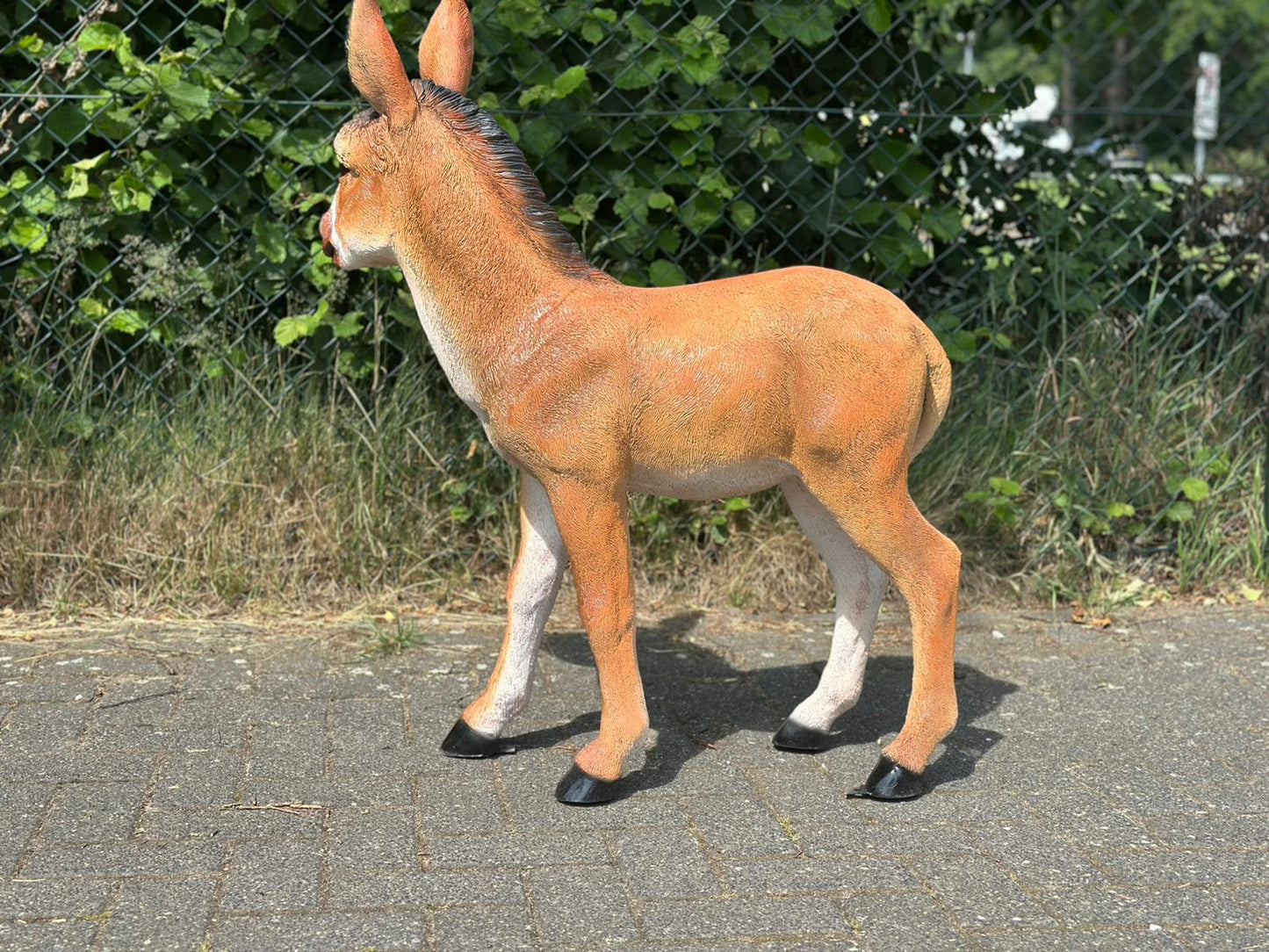 Ezel ezels staand (100cm hoog) bruin of grijs