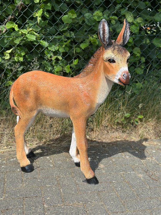 Ezel ezels staand (100cm hoog) bruin of grijs