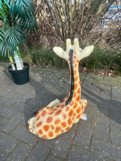 Giraf- liggend - L - 65 cm hoog - Goud/Zwart of Origineel