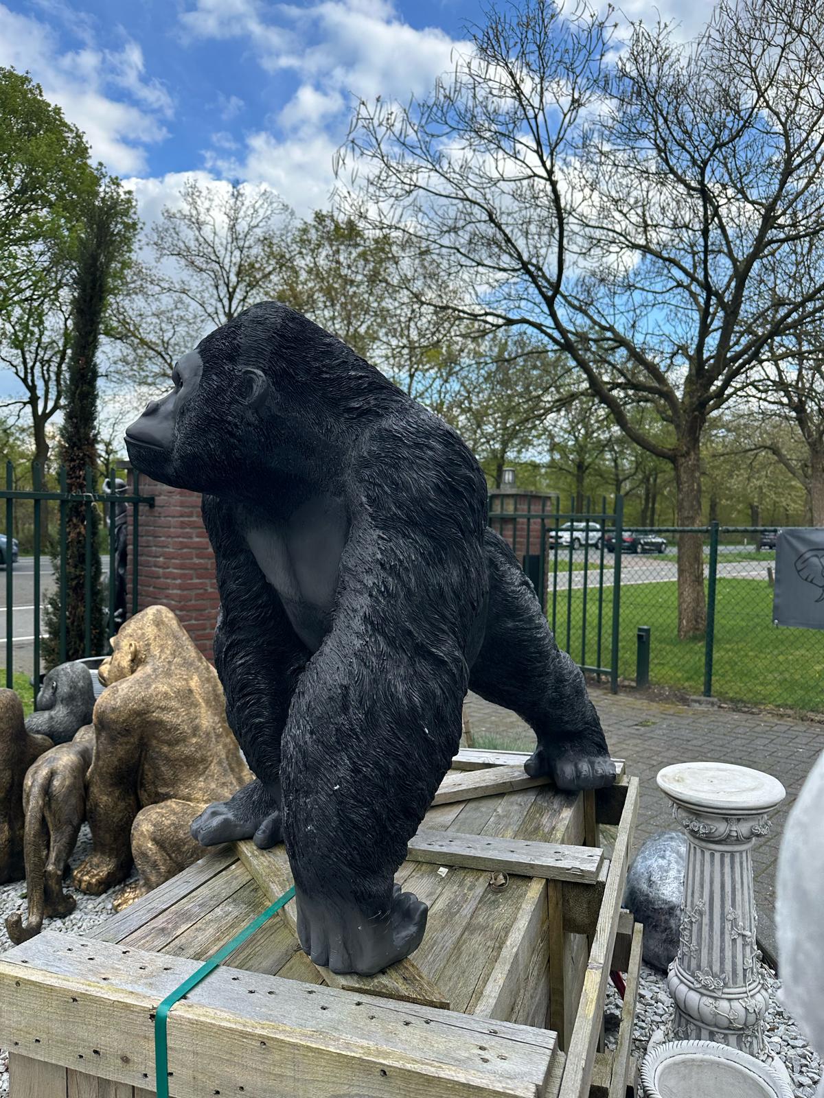 Gorilla - Staand - XXL - Lopend - diverse kleuren - 100cm hoog