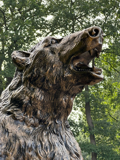 Beer - Grizzly Beer - XXXXL - 265cm hoog - Brons kleur