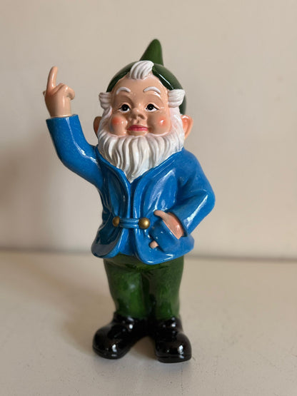 Kabouter - Kabouters - middelvinger - 34cm hoog - Diverse kleuren - gewaagd !