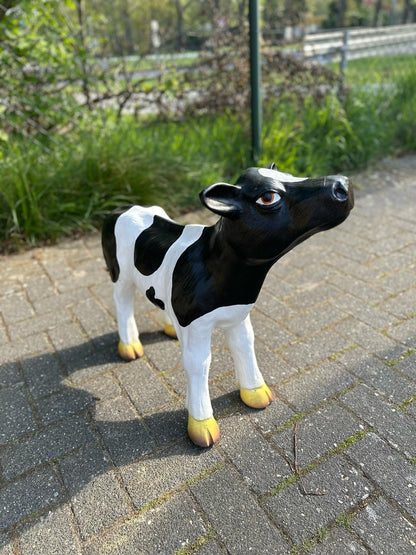 Kalfje omhoog kijkend (60cm hoog)