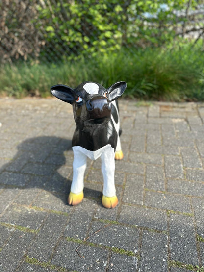 Kalfje omhoog kijkend (60cm hoog)