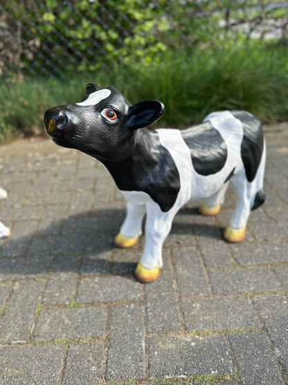 Kalfje omhoog kijkend (60cm hoog)