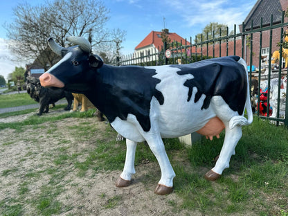 Levensgrote koe staand  (210cm lang)