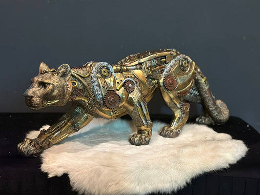 Steampunk - Dieren - Panter - staand - 54cm lang