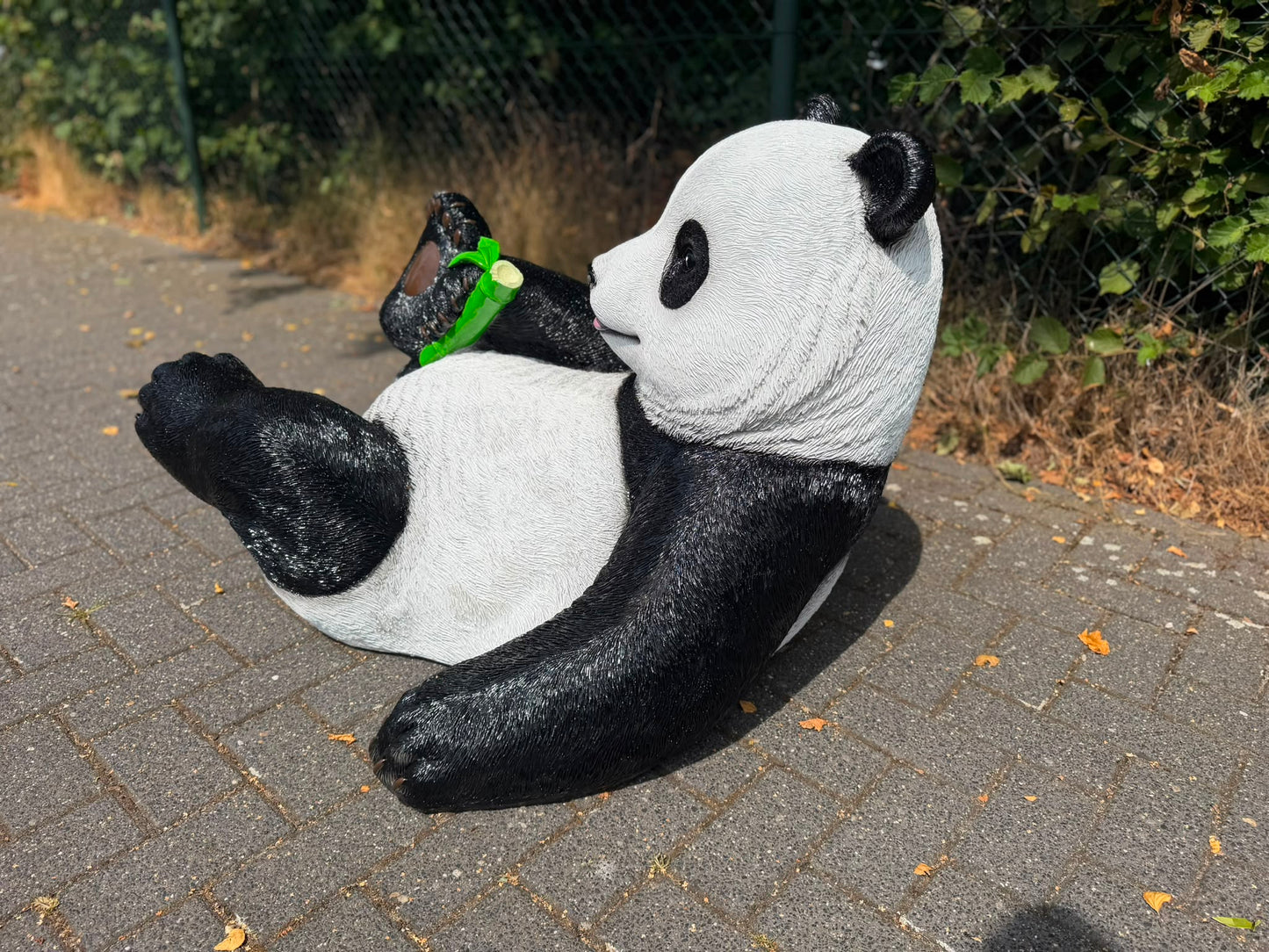 Mooie grote liggende Panda beer (110cm lang)