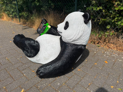Mooie grote liggende Panda beer (110cm lang)