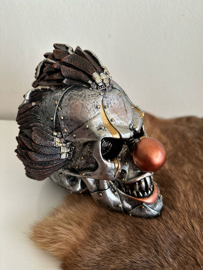 Skulls - Skull decoratie - Clown-Metaal look