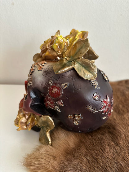Skulls - Skull decoratie - Gele rozen - Rozen - Bloemen