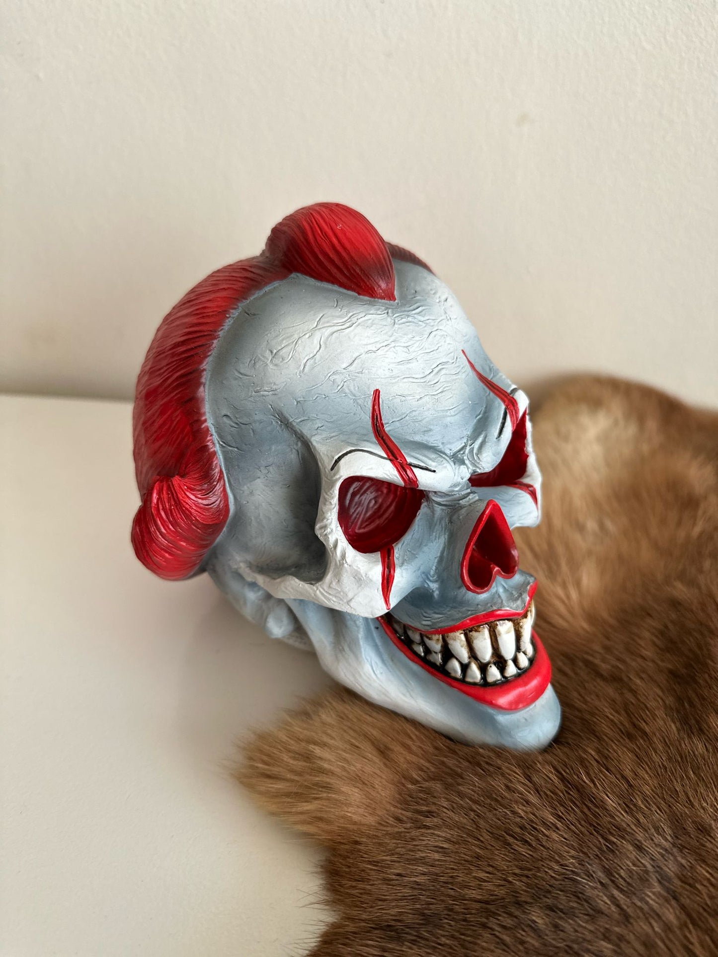 Skulls - Skull decoratie -Clown - Rode details