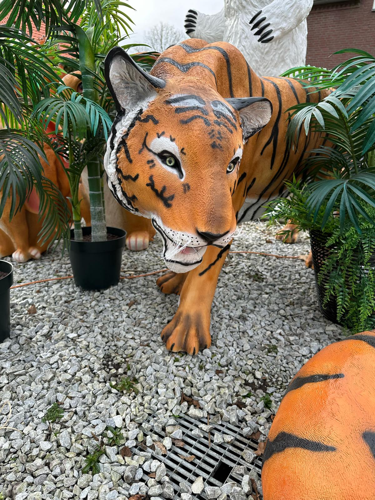 Tijger - Tijger XXXL - staand - 190cm lang - Originele kleur