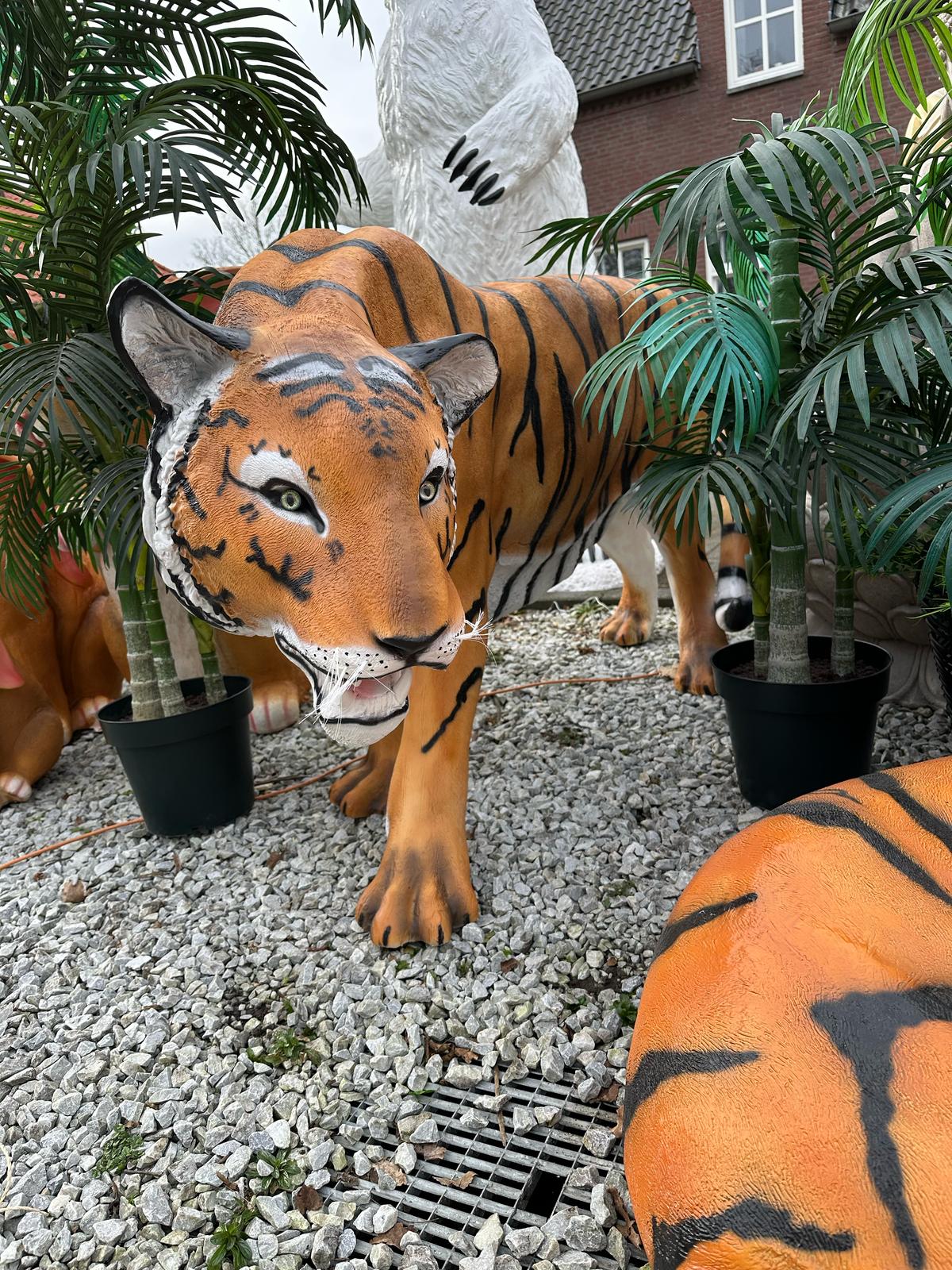 Tijger - Tijger XXXL - staand - 190cm lang - Originele kleur