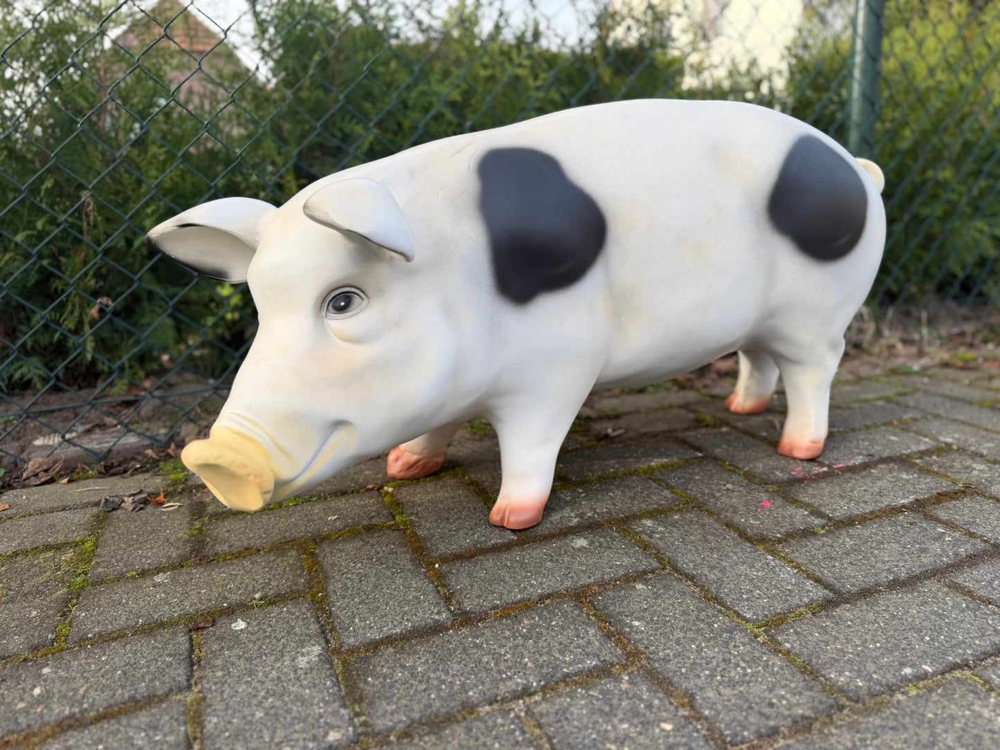 Varken - Varkens - staand - 90cm lang - bont