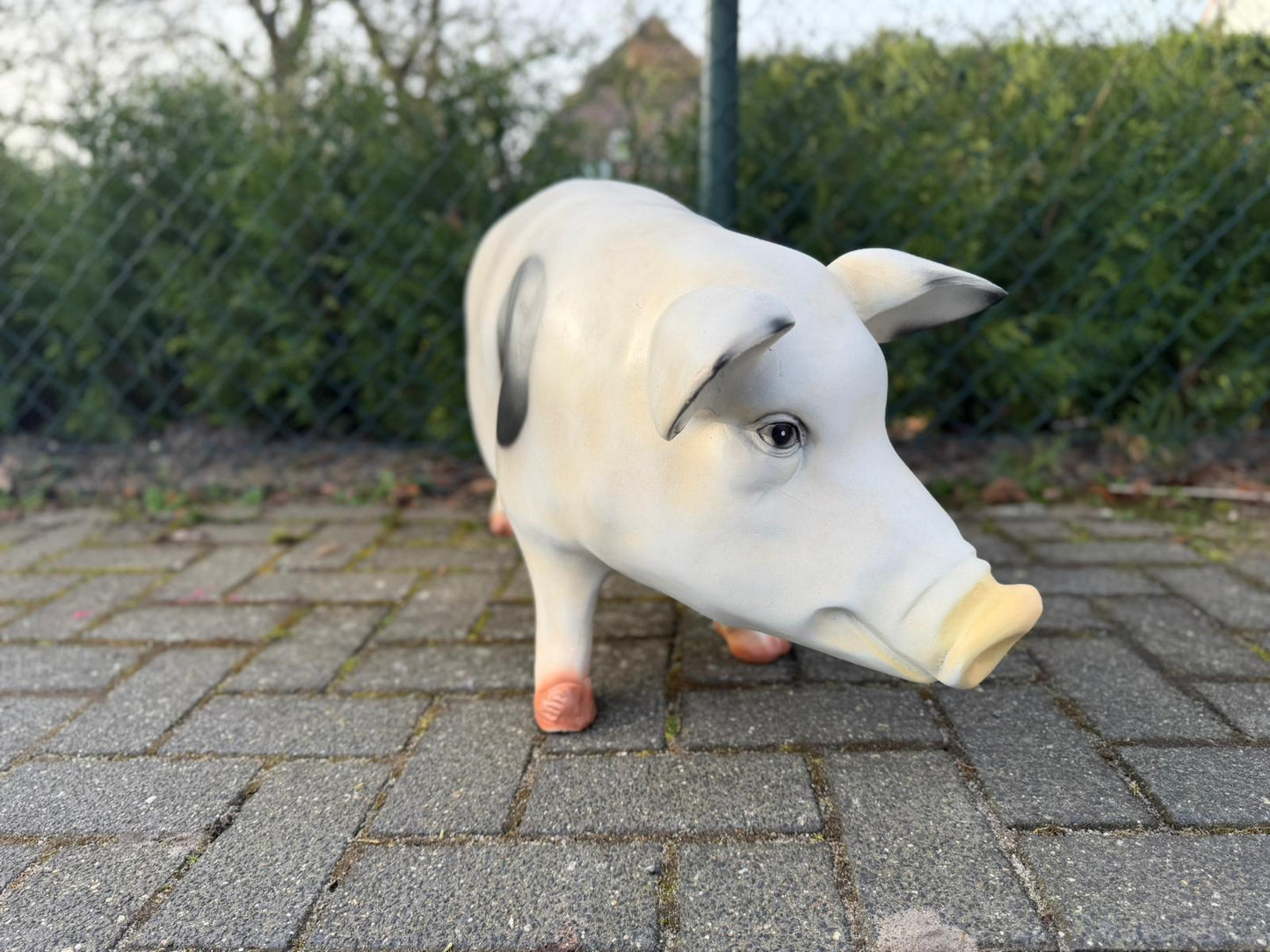 Varken - Varkens - staand - 90cm lang - bont