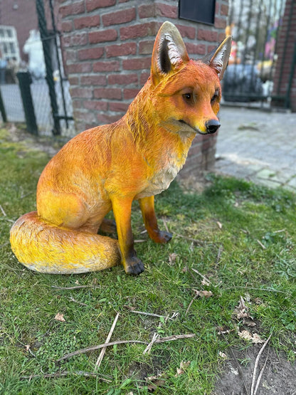 Vos.  zeer mooi vossen beeld (staand of zittend)