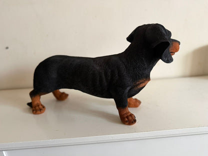 Teckel - Teckels - 50cm lang -Staand - Zwart