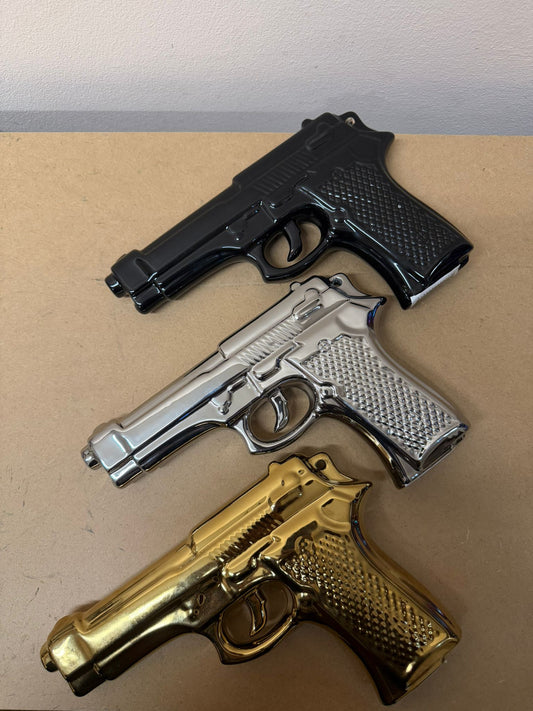 Keramiek Pistool Decoratiebeeld – Modern Design Kunstobject