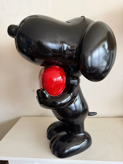 Snoopy met hart (60cm hoog)