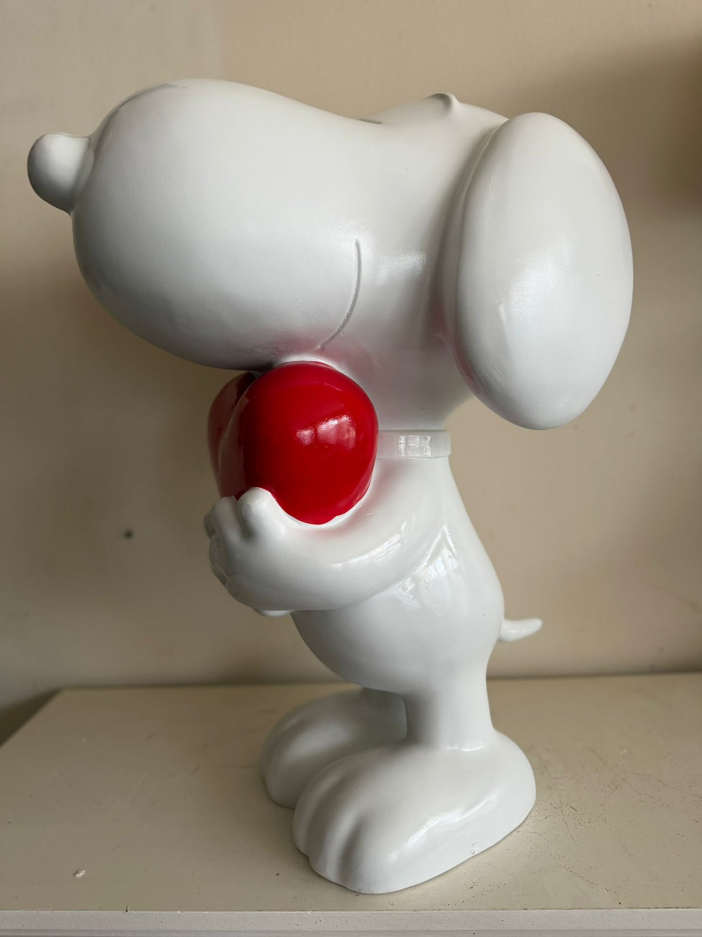 Snoopy met hart (60cm hoog)
