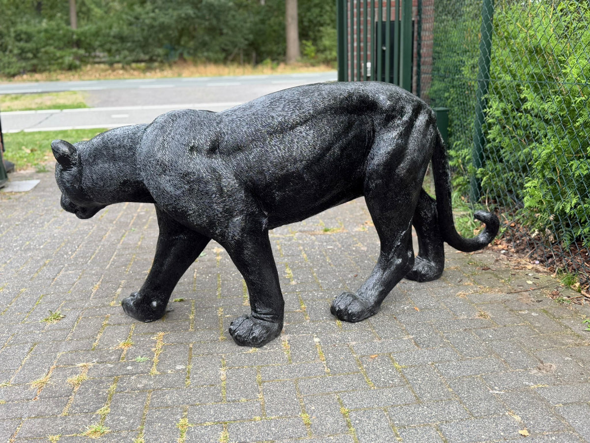 Zwarte panter - staand - 180cm lang