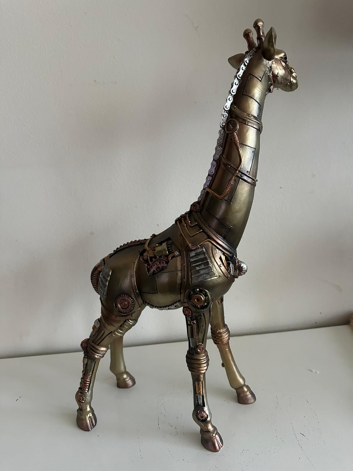 Steampunk - Dieren - Giraf - staand - 55cm hoog