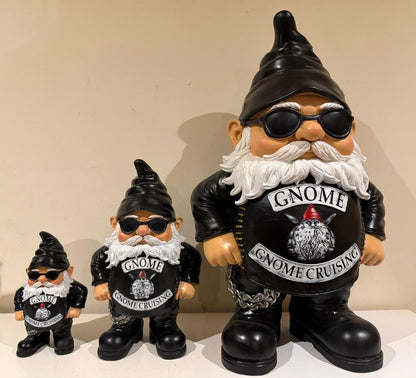 Kabouter - Biker - Bikerlook - Rocker - met zonnebril