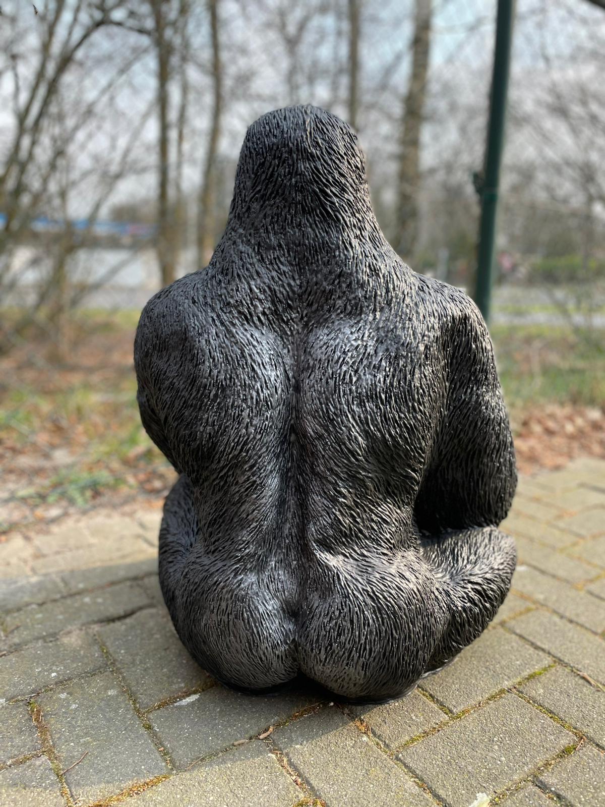 Gorilla XL - Polystone - 80cm hoog - verschillende kleuren